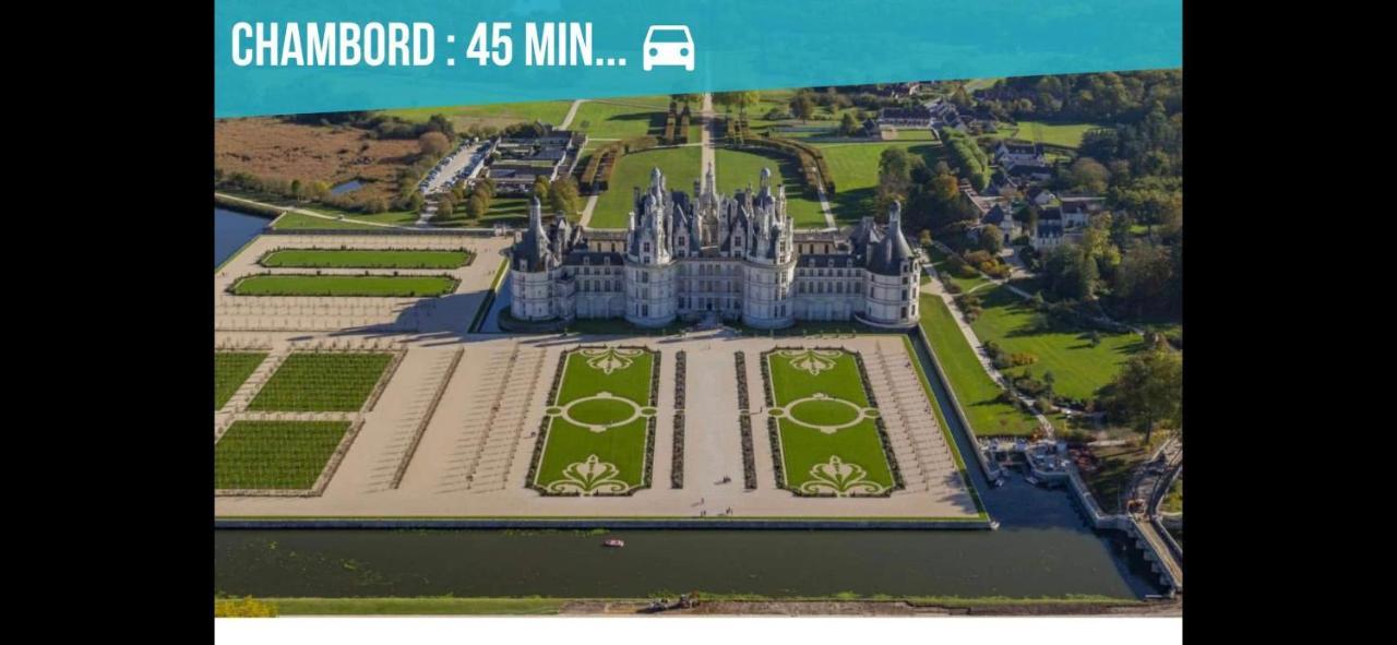 Gite Zooval 9 Personnes, Piscine, A 5 Min Du Zoo De Beauval Noyers-sur-Cher Exterior foto